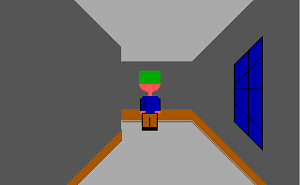 downstairs outer hallway